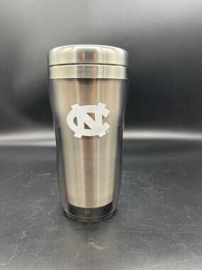 UNC NC Tarheels Tumbler Thermal Mug Cup with Lid by Whirley Drink Works